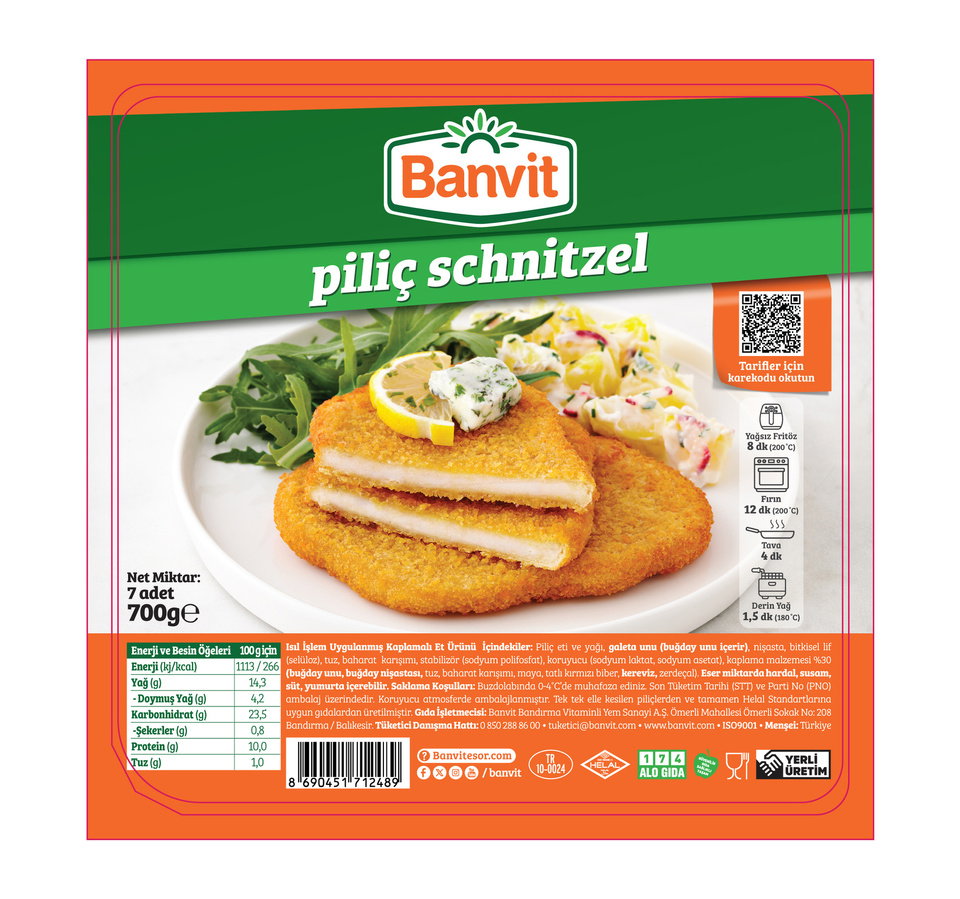 BANVİT SCHINITZEL KÜVET 700 GR